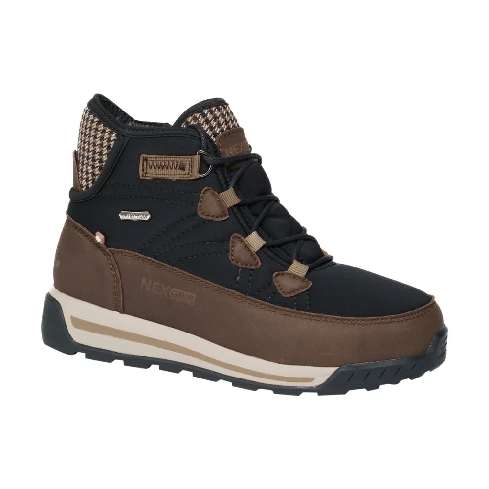 Nexgrip Womens Ice Wonder Mid 4.0 Boots Brown - All Mixed Up 