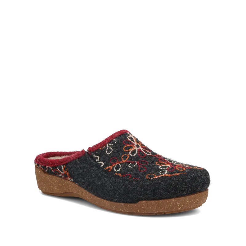 Taos Woolflower Clog Charcoal Women’s