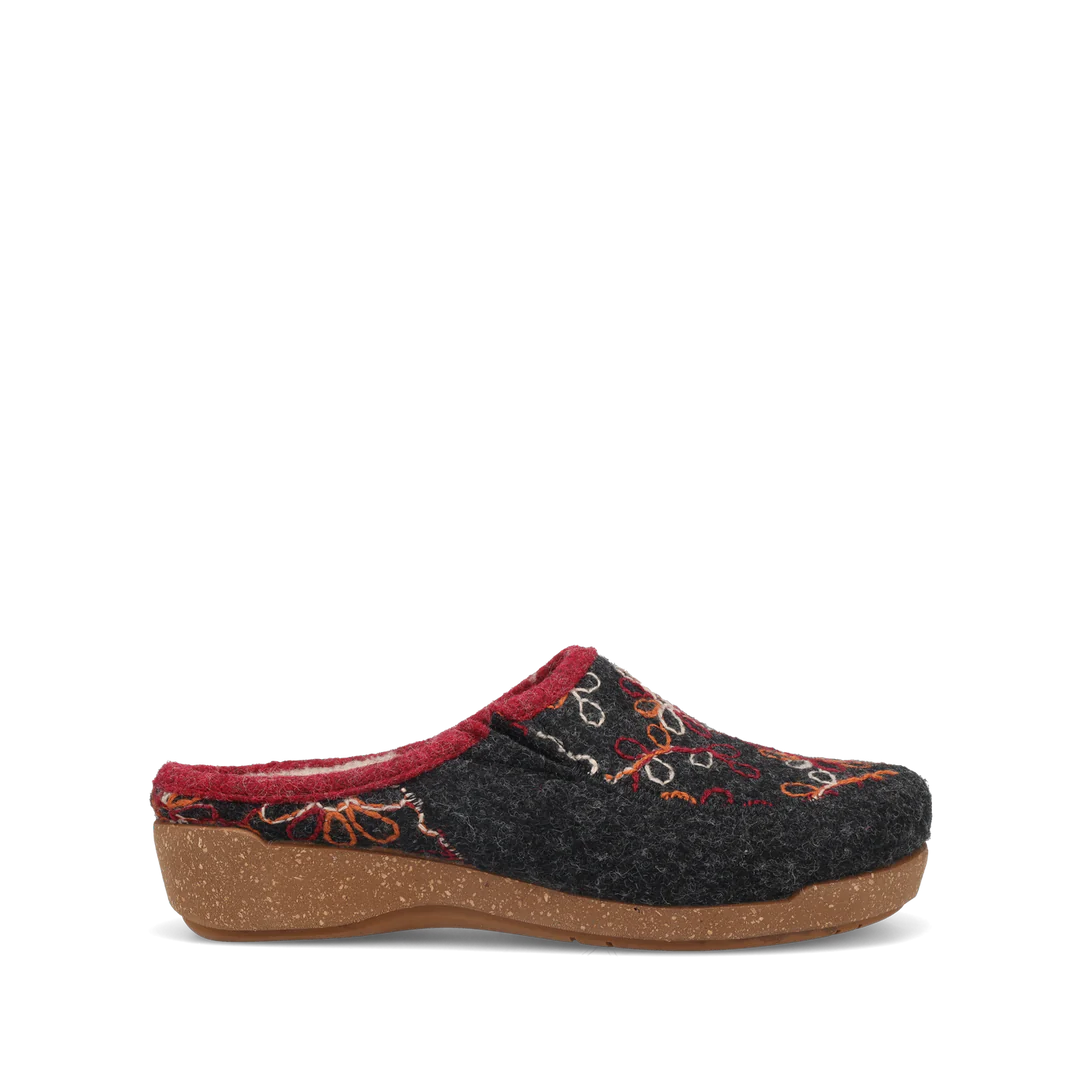 Taos Woolflower Clog Charcoal Women’s