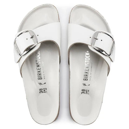 Birkenstock Madrid Big Buckle Leather - White