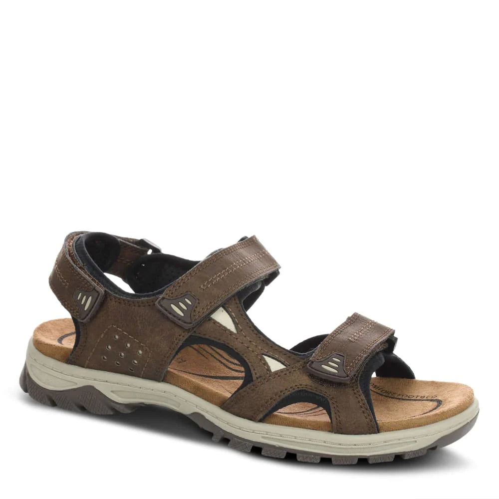 SPRING STEP MEN GRADIENT SPORT SANDALS BROWN - All Mixed Up 