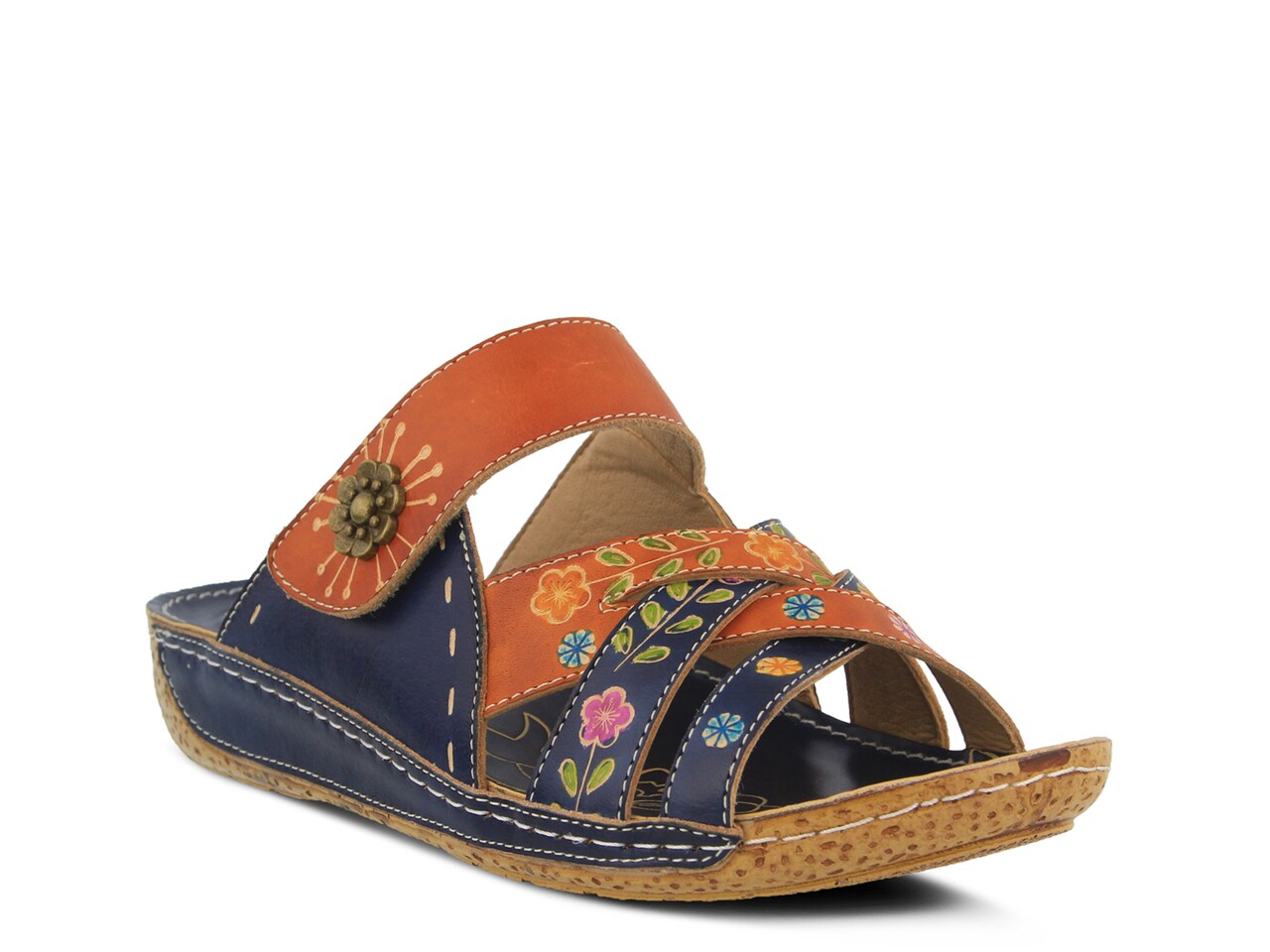 L'Artiste By Spring Step Leigh Wedge Sandal - All Mixed Up 