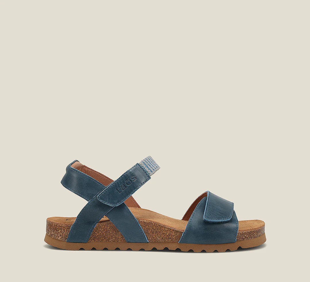 Taos Symbol Petrol Blue Women’s Sandal - All Mixed Up 