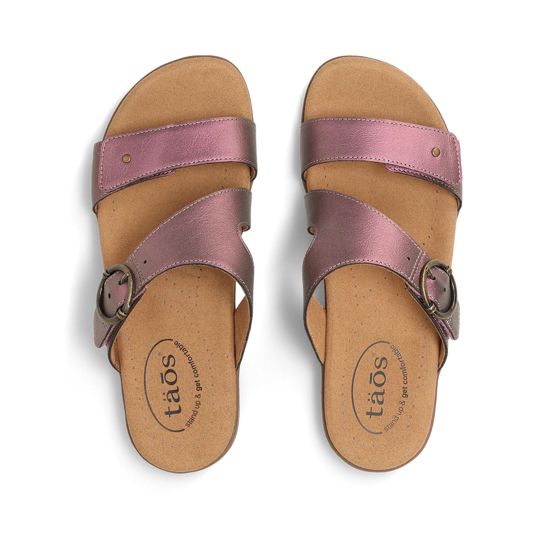 Taos Westside Violet Metallic Sandal Women’s