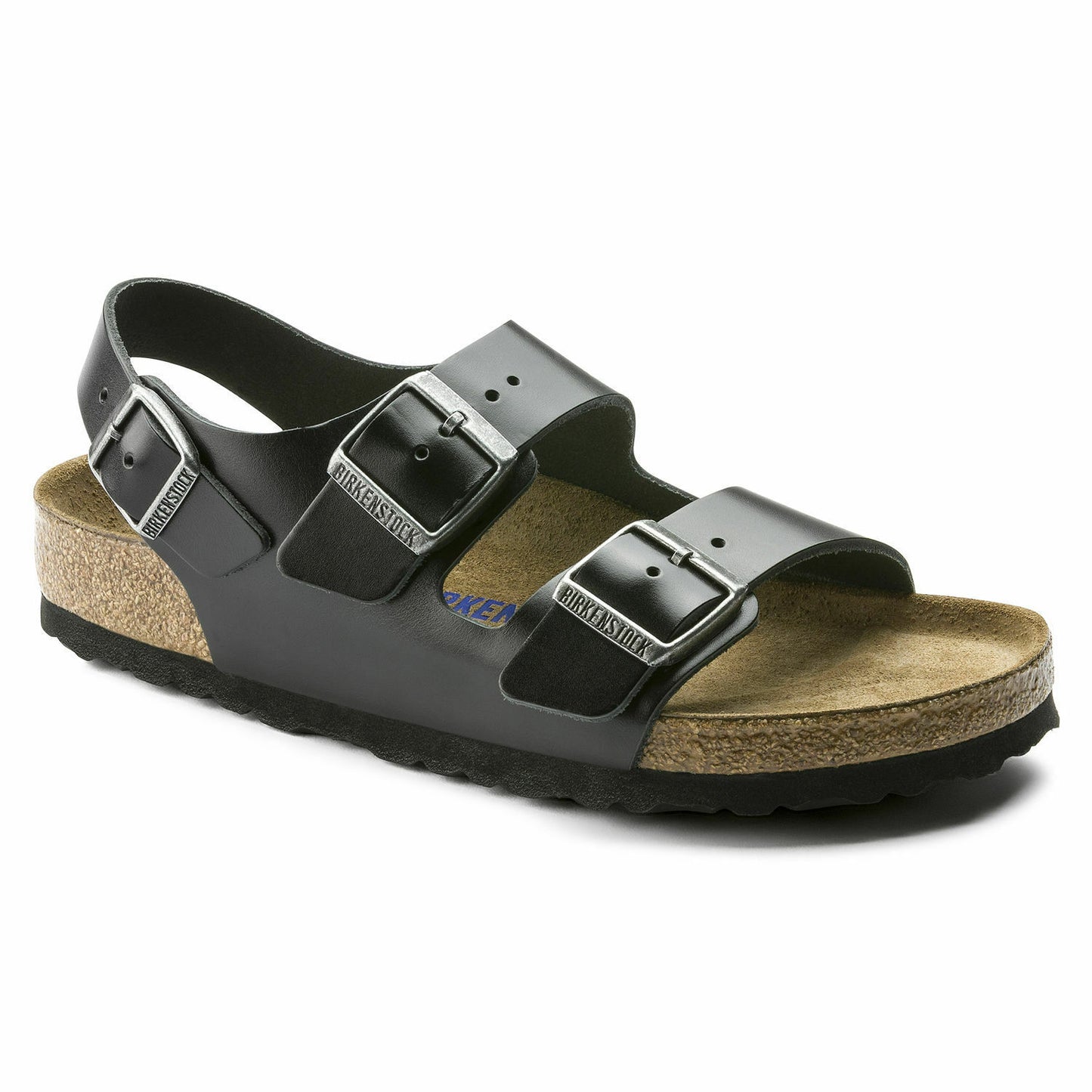 Birkenstock Amalfi Black Milano Leather Unisex - All Mixed Up 