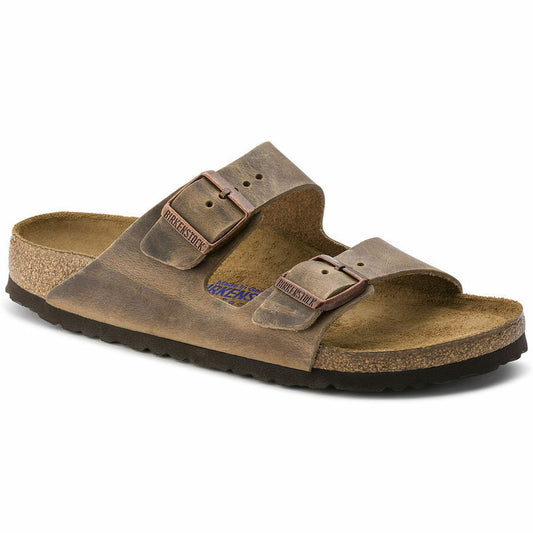 Birkenstock Arizona Tobacco Brown SoftFootbed Uni-Sex - All Mixed Up 