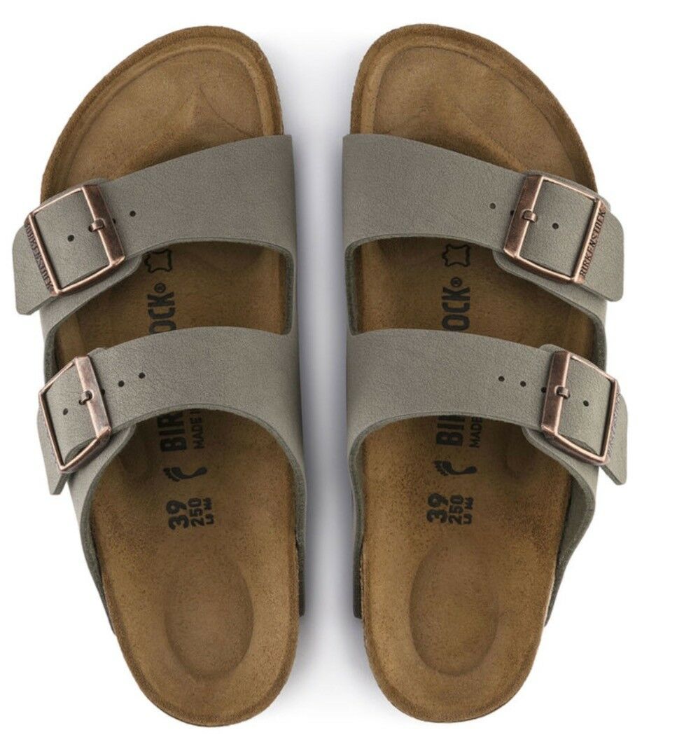 Birkenstock Arizona Stone BirkiBuc Traditional Footbed Uni-Sex - All Mixed Up 