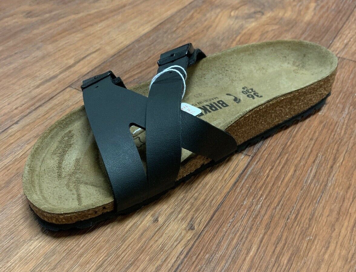 NEW Birkenstock Yao Balance Black Womens Traditional Footbed - All Mixed Up 