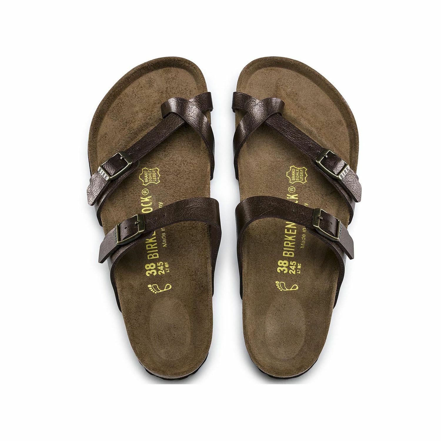 Birkenstock Mayari Toffee Womens Traditional Footbed - All Mixed Up 