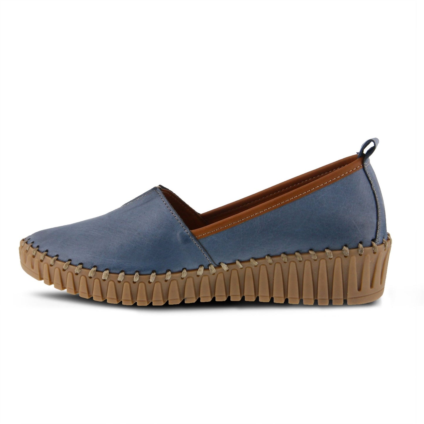 Spring Step Women's TISPEA SLIP ON LOAFER "Blue" - All Mixed Up 