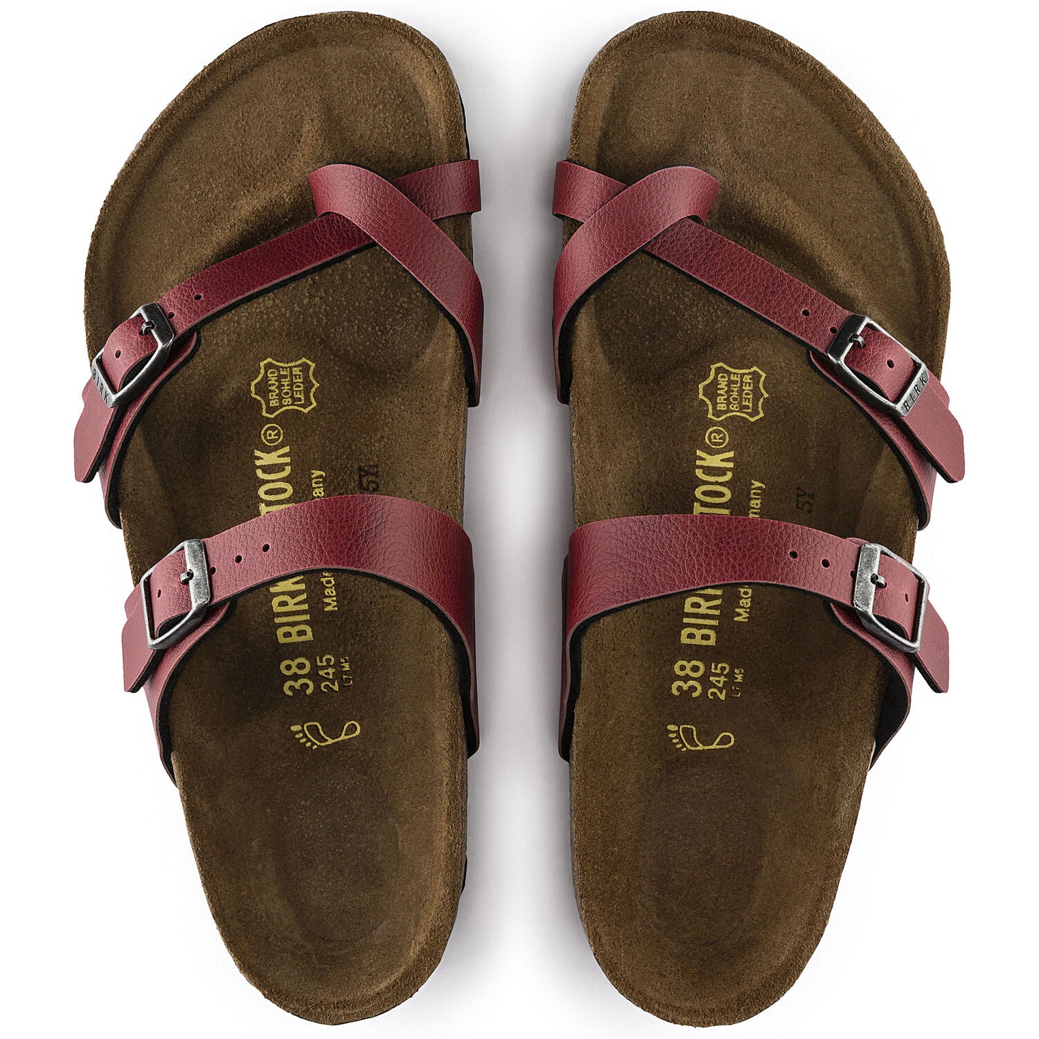 Birkenstock Mayari Pull Up Bordeaux Womens