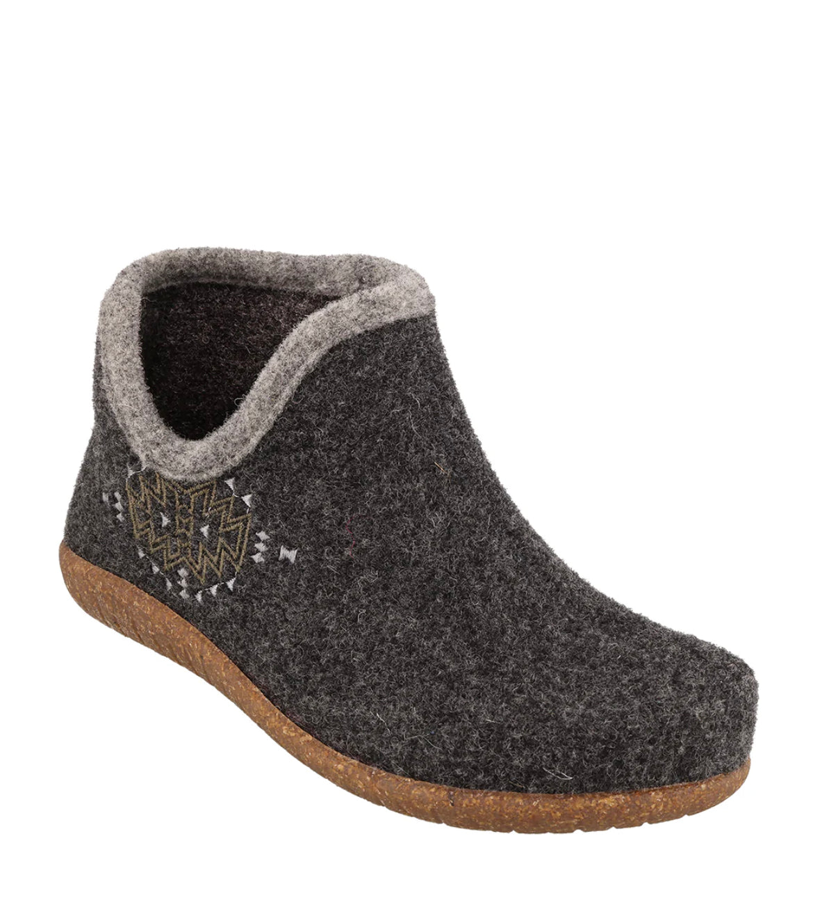 Taos Woolside Charcoal Shoe - All Mixed Up 