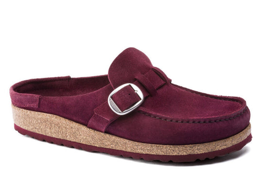 Birkenstock Buckley Maroon Suede - All Mixed Up 