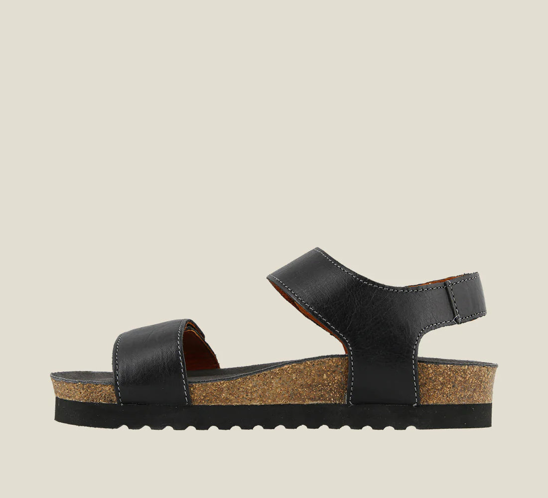 Taos Luckie Black Sandal Women’s - All Mixed Up 