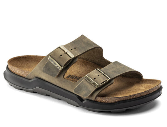 Birkenstock CT Men’s Faded Khaki Oiled Leather - All Mixed Up 