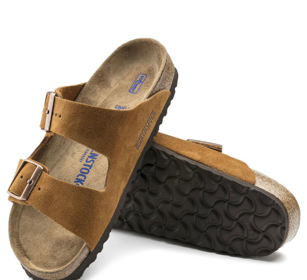 Birkenstock Mink Suede SoftFootbed - All Mixed Up 