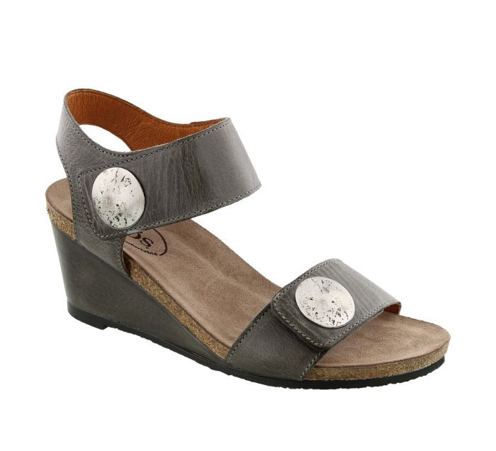 Taos Carousel 2 Women’s Wedge Sandal Graphite - All Mixed Up 