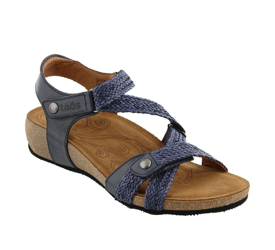 Taos Footwear Trulie Sandal Women’s “Navy” - All Mixed Up 