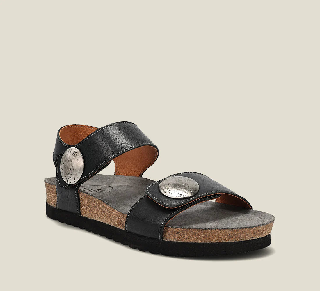 Taos Luckie Black Sandal Women’s - All Mixed Up 