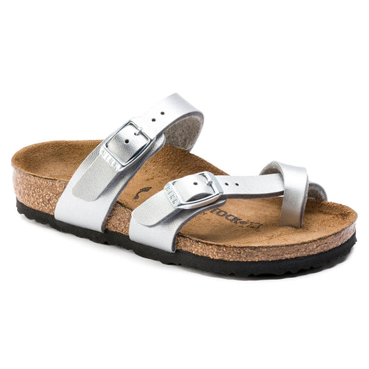 Birkenstock Kids Mayari BirkoFlor “Silver” - All Mixed Up 