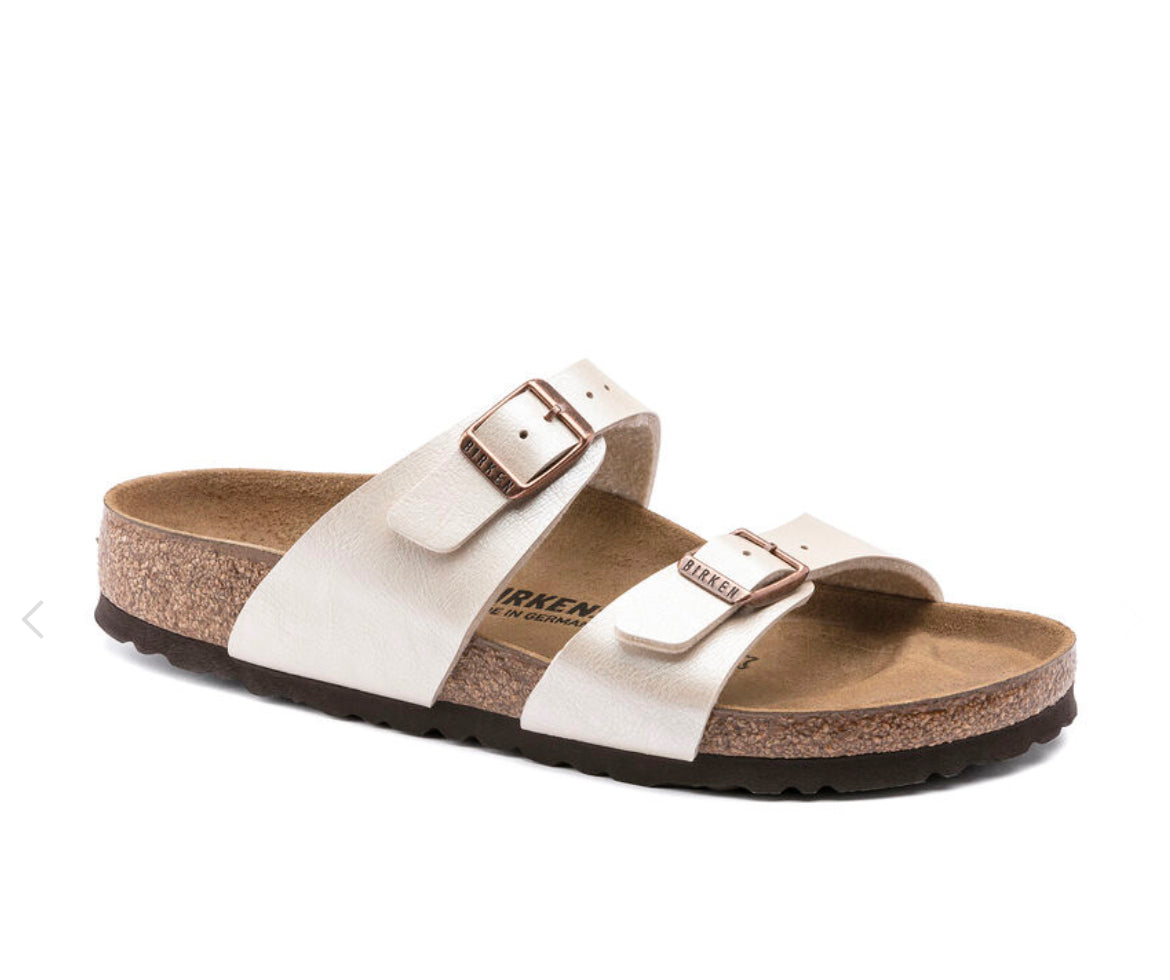 Birkenstock Sydney Graceful Pearl White - All Mixed Up 