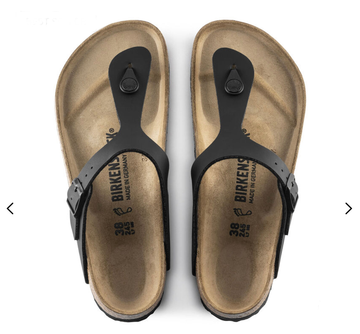 Birkenstock Gizeh Black Woman’s Sandal - All Mixed Up 