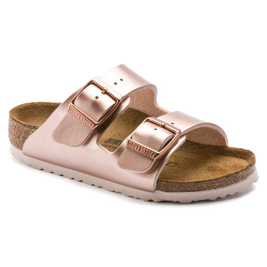 Birkenstock Kids Arizona Electric Metallic Copper - All Mixed Up 