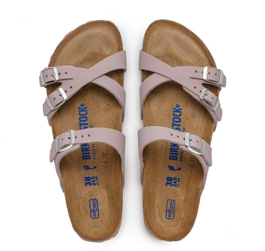Birkenstock Franca Yomo Lilac Leather - All Mixed Up 